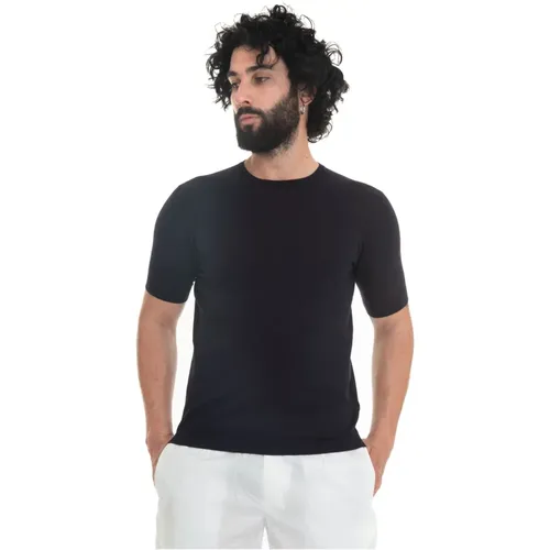 Slim Fit Jersey T-shirt , Herren, Größe: XL - Hindustrie - Modalova
