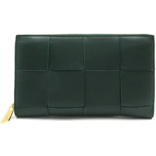 Pre-owned Leather wallets , female, Sizes: ONE SIZE - Bottega Veneta Vintage - Modalova