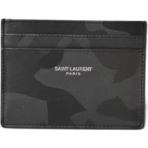Pre-owned Canvas Saint Laurent Case , male, Sizes: ONE SIZE - Saint Laurent Vintage - Modalova