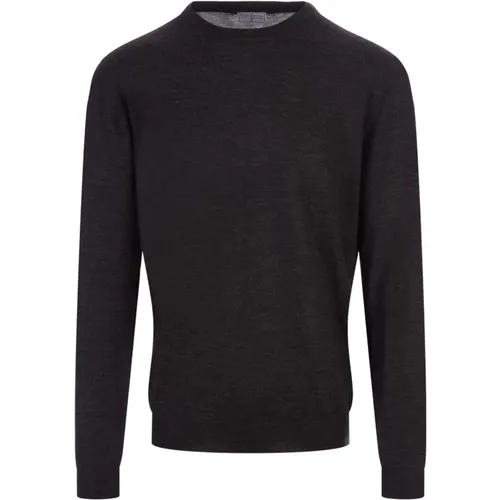 Sweaters Grey , male, Sizes: 2XL, L, 5XL, 3XL, M, XL - Fedeli - Modalova