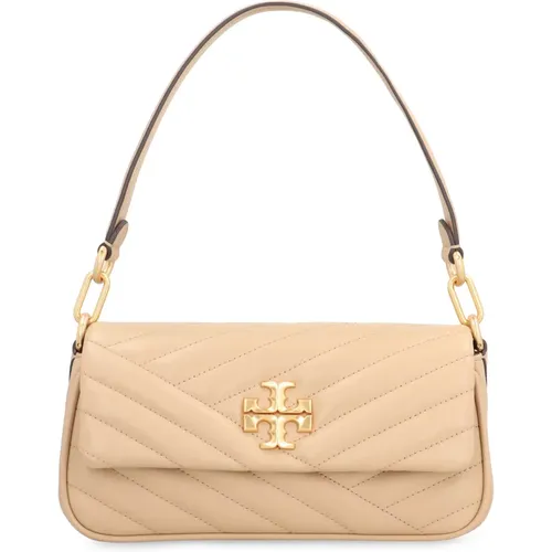 Chevron Leder Schultertasche mit Kettenriemen - TORY BURCH - Modalova