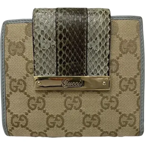 Pre-owned Canvas wallets , unisex, Sizes: ONE SIZE - Gucci Vintage - Modalova