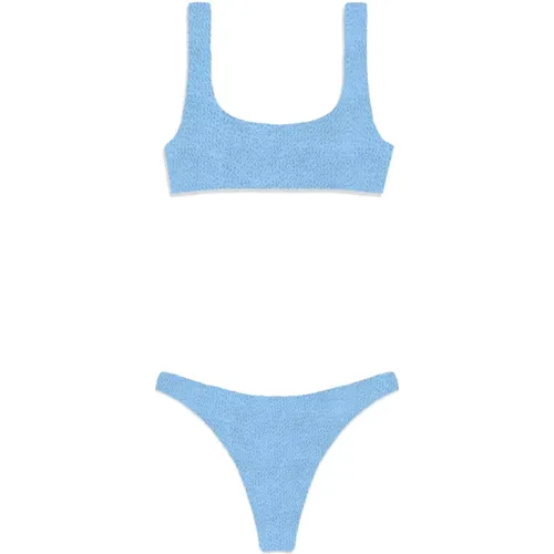 Bikinis, female, , Size: M Crinkle Bikini Top and Cheekiest Bottom - MC2 Saint Barth - Modalova