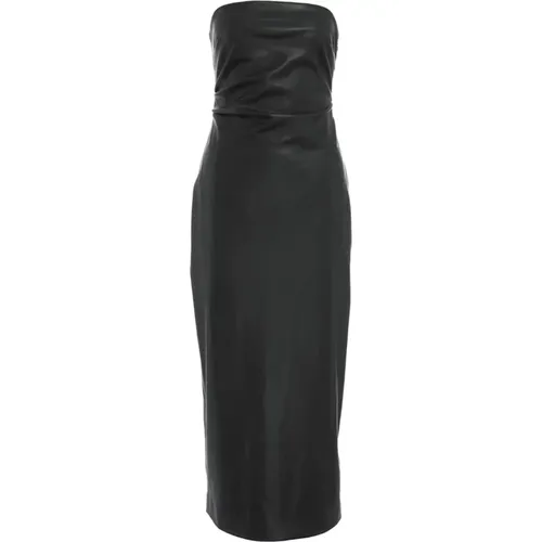 Schwarzes Kleid Aw24 , Damen, Größe: L - Gender - Modalova