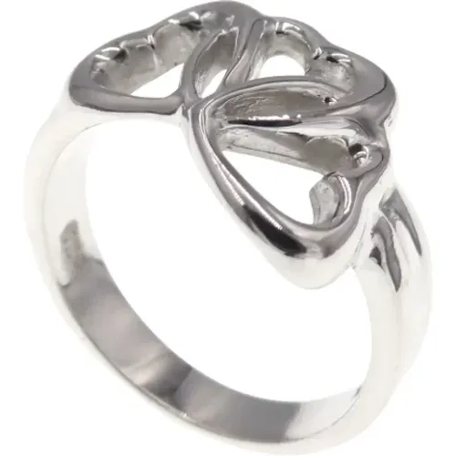 Pre-owned Jewellery, female, , Size: ONE SIZE Pre-owned Silver rings - Tiffany & Co. Pre-owned - Modalova