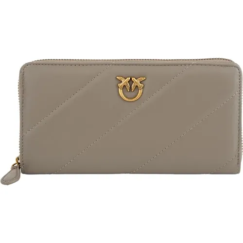 Small Grigio Leather Goods , female, Sizes: ONE SIZE - pinko - Modalova