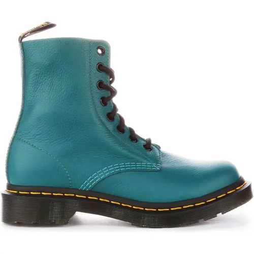 Teal Pascal Vintage Ankle Boots , female, Sizes: 6 UK, 4 UK, 5 UK, 7 UK - Dr. Martens - Modalova