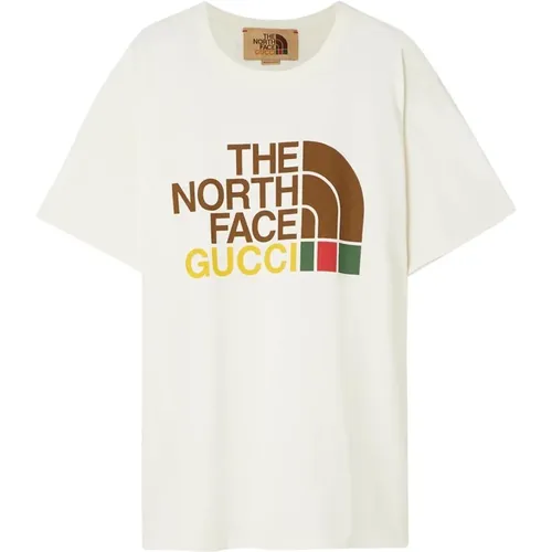 X Theorth Face T-Shirt , male, Sizes: XS - Gucci - Modalova