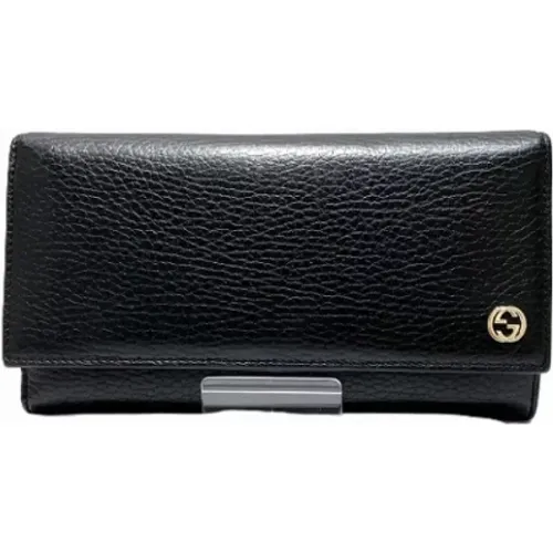 Pre-owned Leather wallets , female, Sizes: ONE SIZE - Gucci Vintage - Modalova