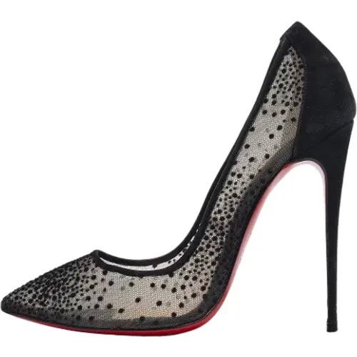 Pre-owned Pumps, female, , Size: 8 US Pre-owned Mesh heels - Christian Louboutin Pre-owned - Modalova