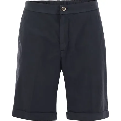 Stretch Cotton Bermuda Shorts , Herren, Größe: M - PESERICO - Modalova