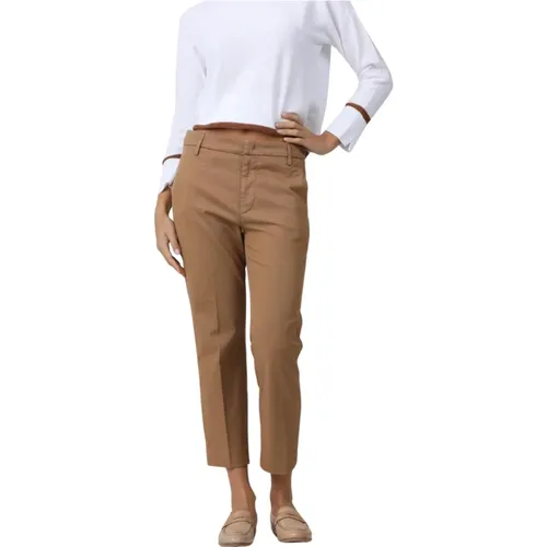 Nima Zip Pants , female, Sizes: W25 - Dondup - Modalova