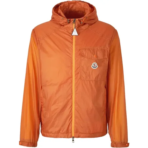 Samakar Hooded Jacket - All Temperatures - 100% Polyamide , male, Sizes: XL - Moncler - Modalova