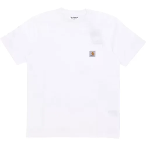 T-Shirts, male, , Size: XL Pocket Tee Short Sleeve T-shirt - Carhartt WIP - Modalova