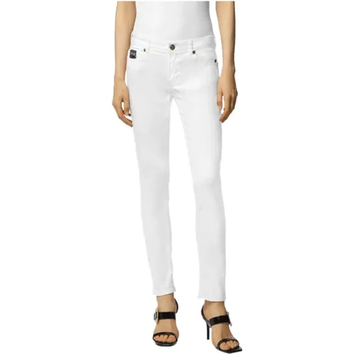 Weiße Damenmode Hose , Damen, Größe: W26 - Versace Jeans Couture - Modalova
