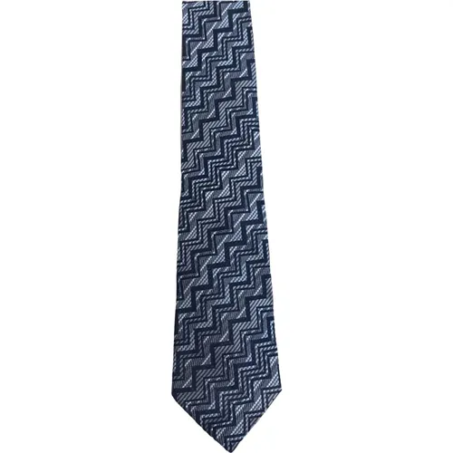 Ties, male, , Size: ONE SIZE Silk Tie - Missoni - Modalova