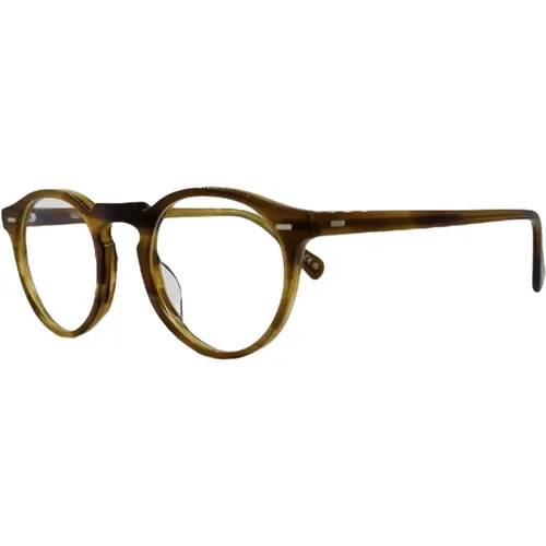 Glasses, unisex, , Size: ONE SIZE Gregory Peck Marrón Miel Sunglasses - Oliver Peoples - Modalova