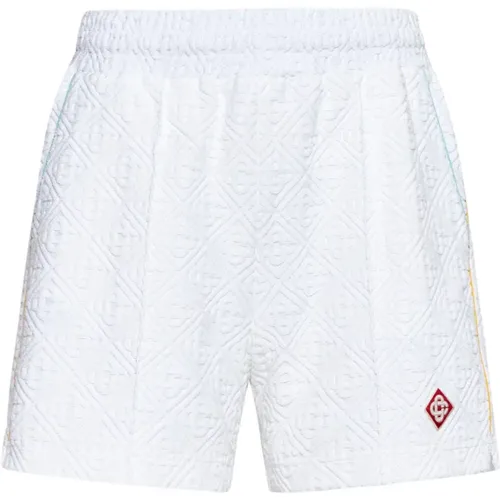 Weiße Shorts für den Sommer , Herren, Größe: L - Casablanca - Modalova
