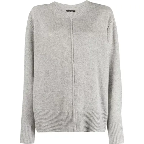 Grey Sweater Long Sleeve Crew Neck , female, Sizes: M - Isabel marant - Modalova