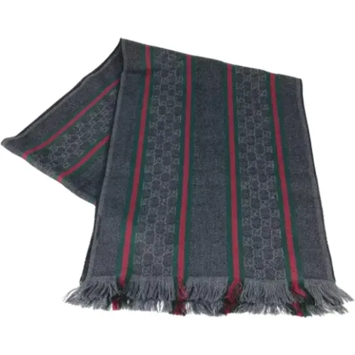 Pre-owned Wool scarves , female, Sizes: ONE SIZE - Gucci Vintage - Modalova