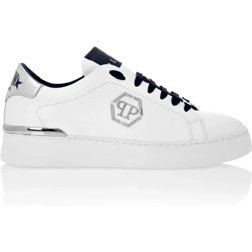 Sneakers, male, , Size: 7 US Leather Sneakers - Philipp Plein - Modalova