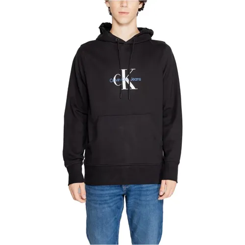 Hoodies, male, , Size: XL Printed Hooded Sweatshirt - Calvin Klein - Modalova