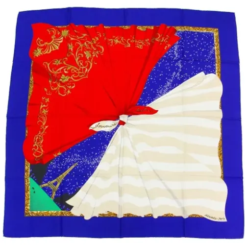 Pre-owned Scarves, female, , Size: ONE SIZE Pre-owned Silk scarves - Hermès Vintage - Modalova