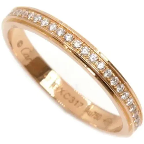 Pre-owned Jewellery, female, , Size: ONE SIZE Pre-owned Rose Gold rings - Cartier Vintage - Modalova