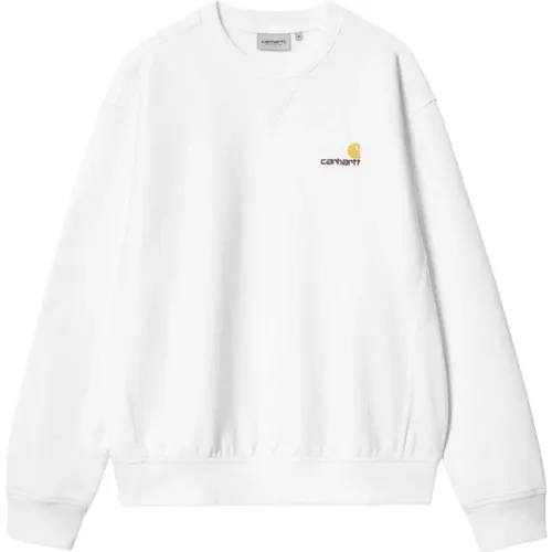 Essenzieller Sweatshirt mit Langen Ärmeln , Herren, Größe: L - Carhartt WIP - Modalova