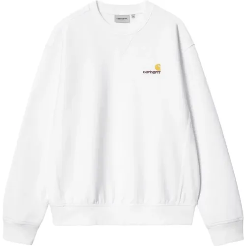 Essenzieller Sweatshirt mit Langen Ärmeln , Herren, Größe: S - Carhartt WIP - Modalova