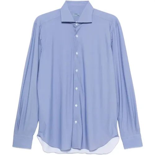 Formal Shirts, male, , Size: 5XL Long Sleeve Buttoned Shirt - Barba - Modalova