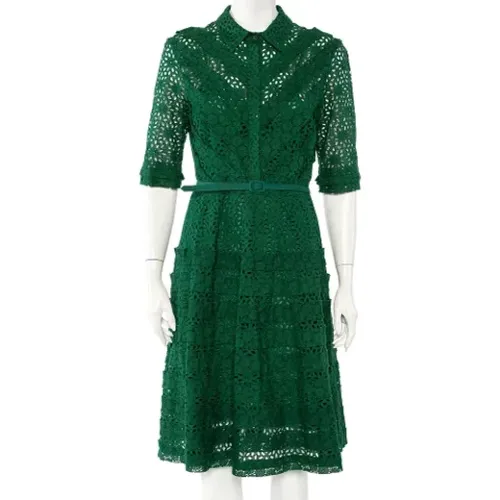 Pre-owned Lace dresses , female, Sizes: L - Oscar De La Renta Pre-owned - Modalova