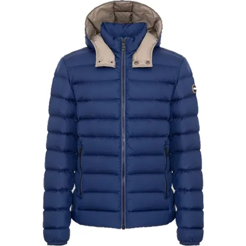 Down Jackets, male, , Size: 2XL Coats with Removable Hood and Water-Repellent Treatment - Colmar - Modalova