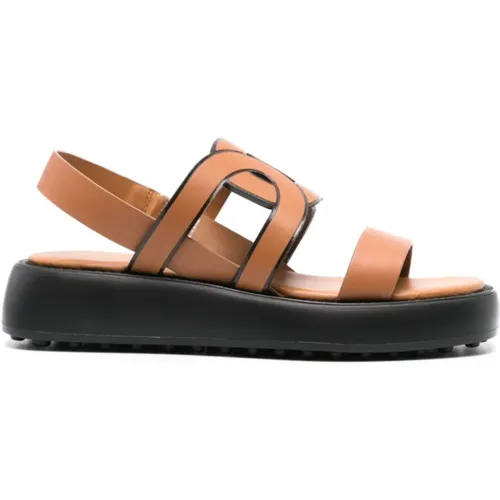 Leather Sandals , female, Sizes: 7 UK - TOD'S - Modalova