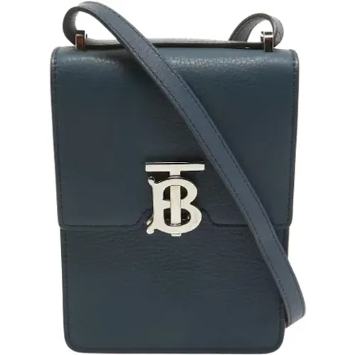 Pre-owned Cross Body Bags, female, , Size: ONE SIZE Pre-owned Leather shoulder-bags - Burberry Vintage - Modalova