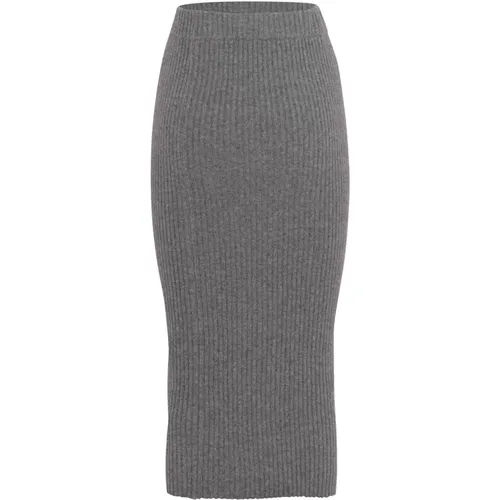 Kenlo Skirt Anthracite Grey , Damen, Größe: S - IRO - Modalova