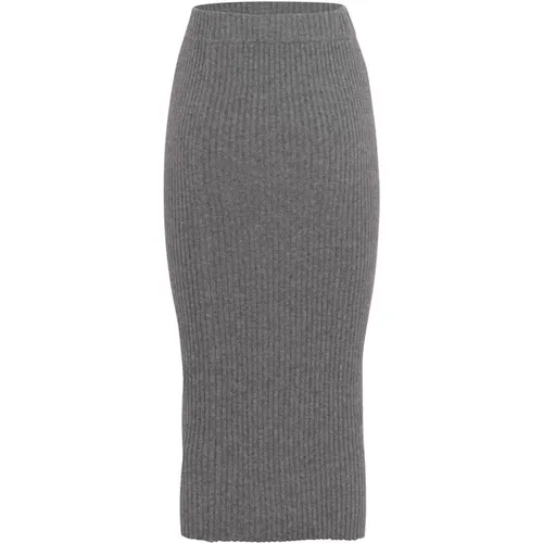 Kenlo Skirt Anthracite Grey , female, Sizes: L, M, S - IRO - Modalova