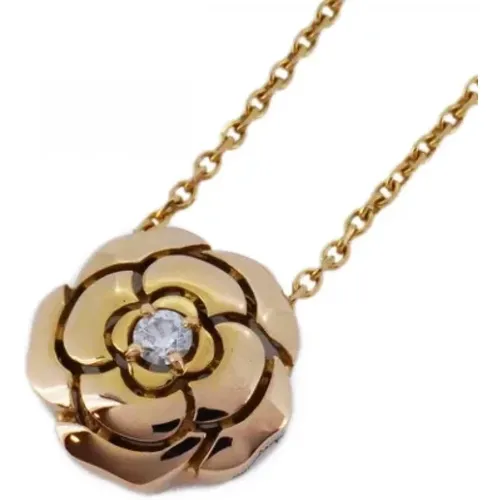 Pre-owned Jewellery, female, , Size: ONE SIZE Pre-owned Rose Gold chanel-jewelry - Chanel Vintage - Modalova