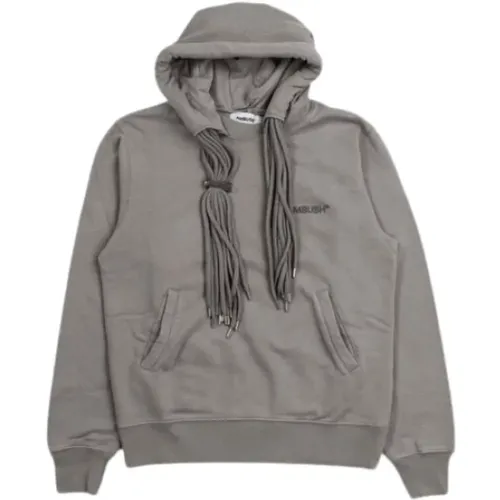 Hoodies, male, , Size: S Light grey Multicord hooded - Ambush - Modalova