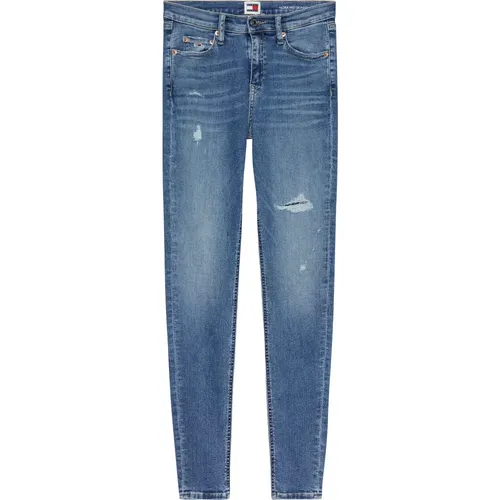 Blaue Skinny Fit Stretch Denim Jeans - Tommy Jeans - Modalova