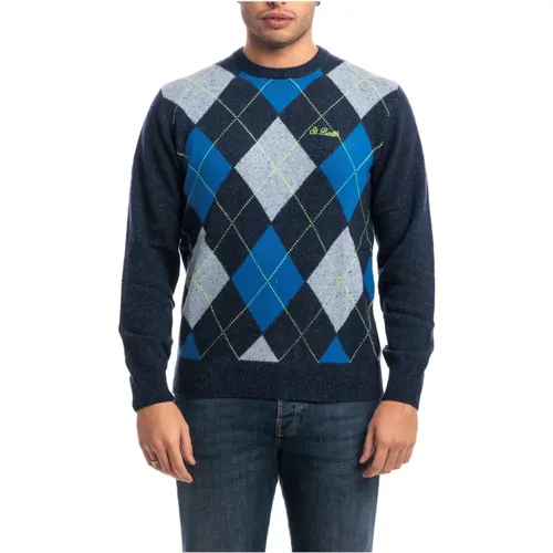 Heron P Crewneck Sweater , male, Sizes: S - MC2 Saint Barth - Modalova