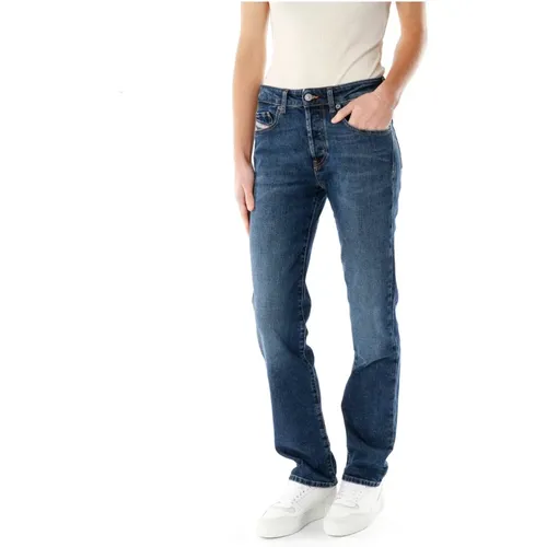 Klassische Straight Fit Denim Jeans , Damen, Größe: W25 L32 - Diesel - Modalova
