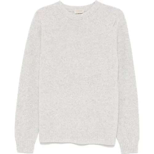 Weiße Woll-Kaschmir Pullover - John Smedley - Modalova