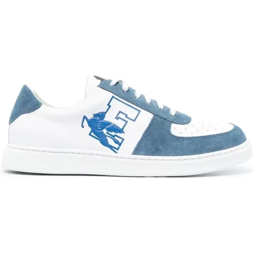 Blaue Leder Casual Sneakers , Herren, Größe: 41 EU - ETRO - Modalova
