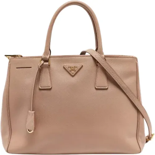 Pre-owned Tote Bags, female, , Size: ONE SIZE Pre-owned Leather totes - Prada Vintage - Modalova