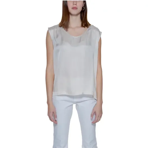 Sleeveless Tops, female, , Size: S Short Sleeve Womens Blouse Collection - Street One - Modalova