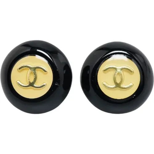 Pre-owned Jewellery, female, , Size: ONE SIZE Pre-owned Plastic earrings - Chanel Vintage - Modalova