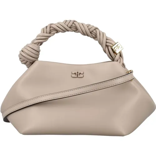Bow Bag Handbag Oyster , female, Sizes: ONE SIZE - Ganni - Modalova