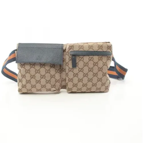 Pre-owned Belt Bags, female, , Size: ONE SIZE Pre-owned Canvas crossbody-bags - Gucci Vintage - Modalova