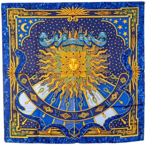 Pre-owned Scarves, female, , Size: ONE SIZE Pre-owned Silk scarves - Hermès Vintage - Modalova